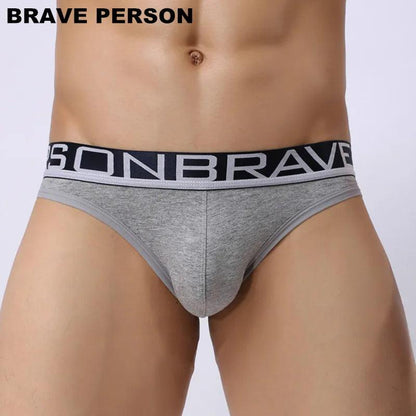 BRAVE PERSON Cotton Hollow Design Men's Briefs