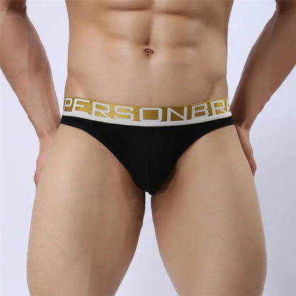 BRAVE PERSON Cotton Hollow Design Men's Briefs