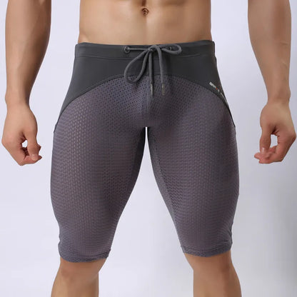 Breathable Mesh Sport Leggings for Men