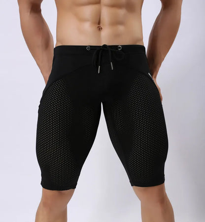 Breathable Mesh Sport Leggings for Men