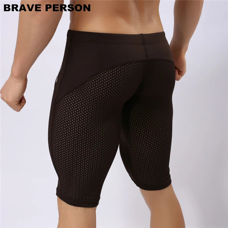 Breathable Mesh Sport Leggings for Men