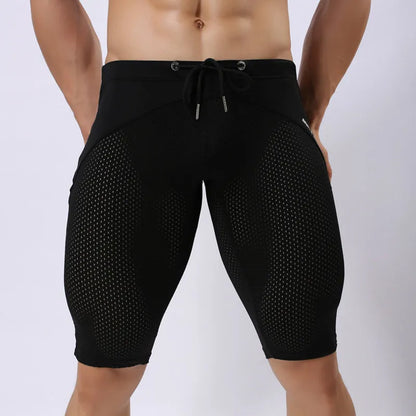 Breathable Mesh Sport Leggings for Men