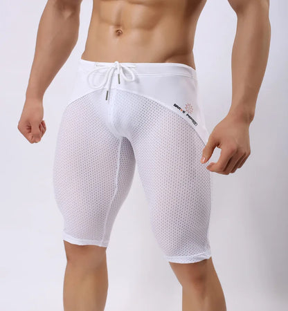 Breathable Mesh Sport Leggings for Men