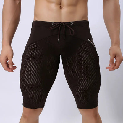 Breathable Mesh Sport Leggings for Men