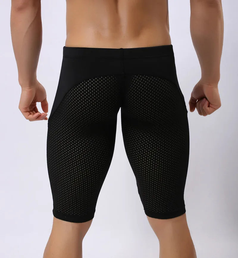 Breathable Mesh Sport Leggings for Men