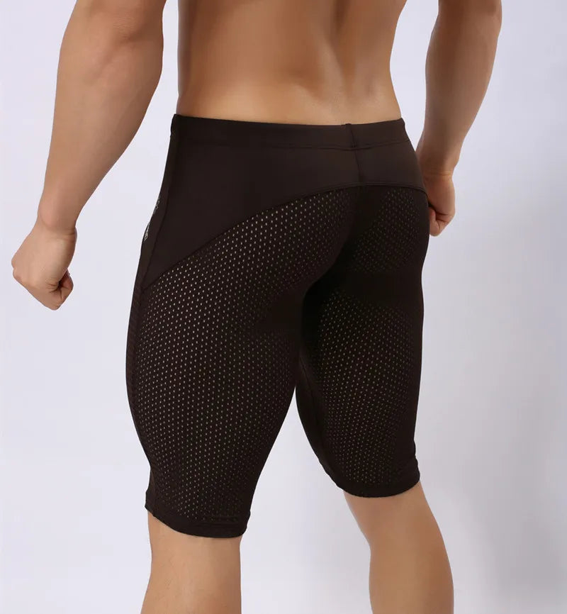 Breathable Mesh Sport Leggings for Men