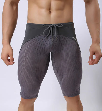 Breathable Mesh Sport Leggings for Men