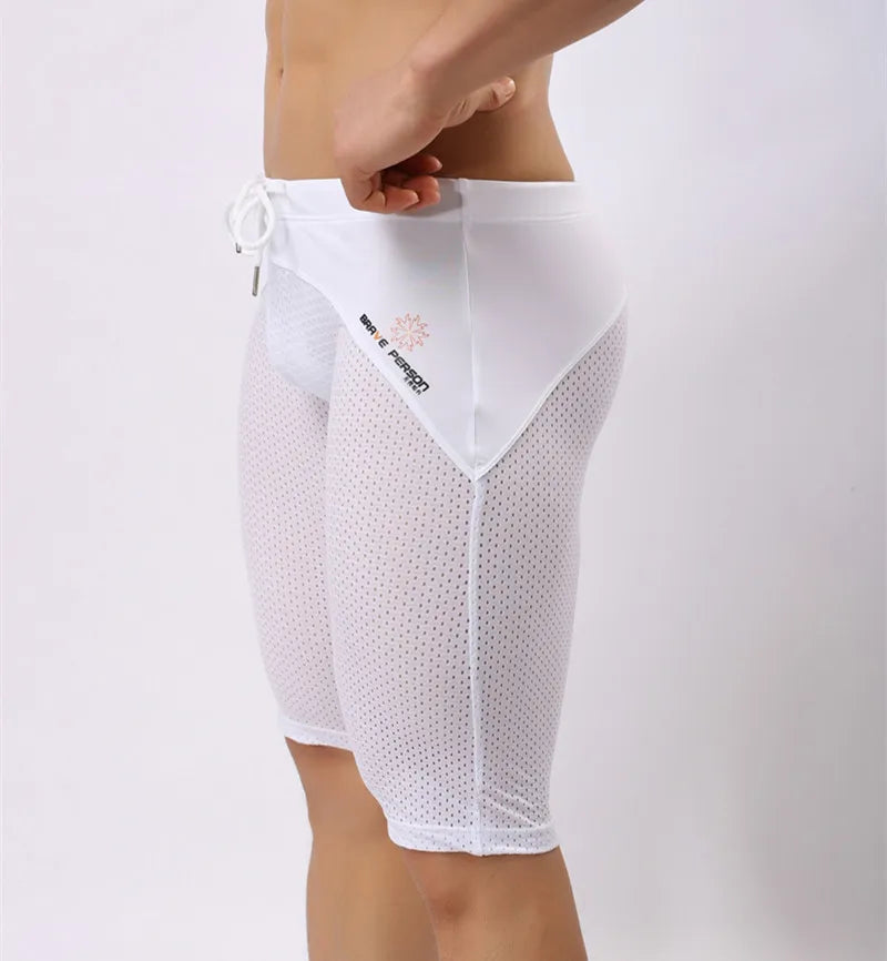 Breathable Mesh Sport Leggings for Men