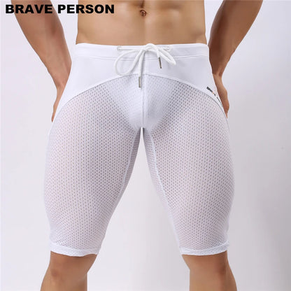 Breathable Mesh Sport Leggings for Men