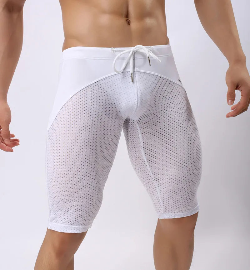 Breathable Mesh Sport Leggings for Men