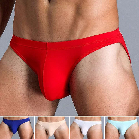 Breathable Silky Men's Bikini Briefs