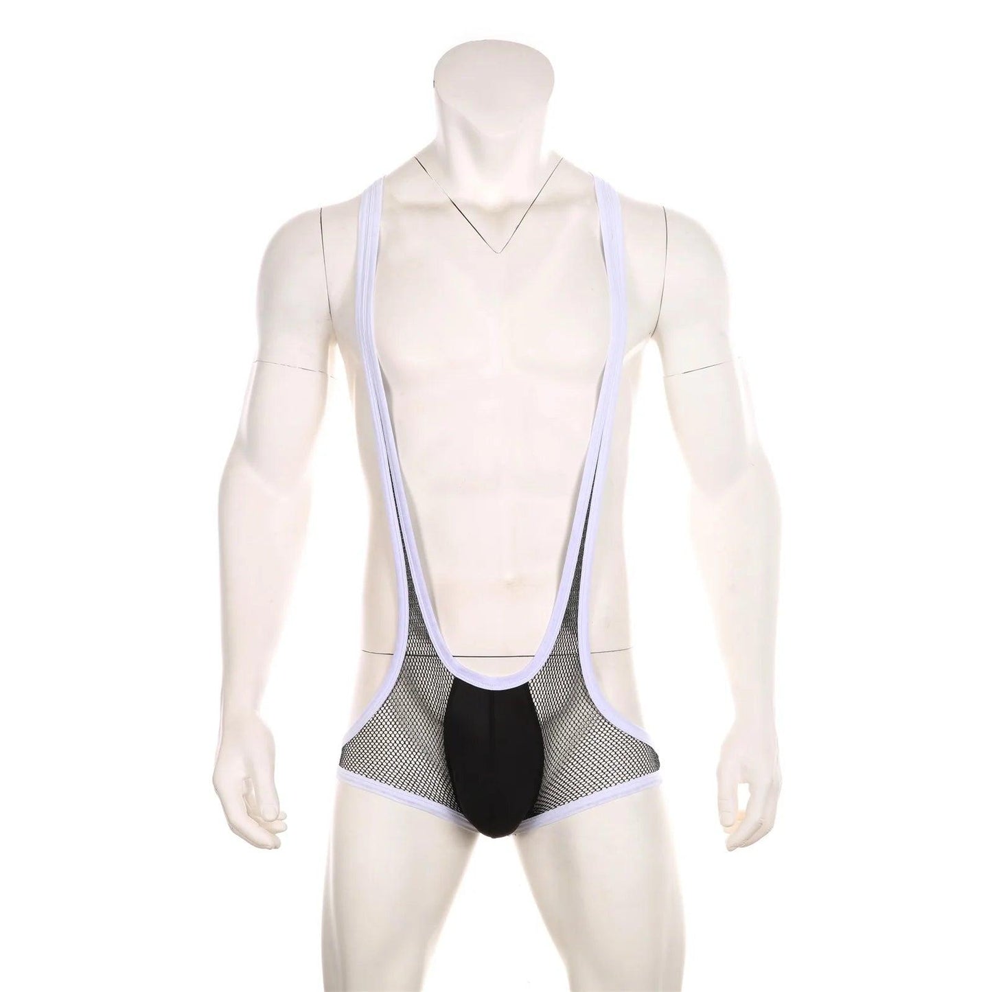 Sexy Men's Mesh Bodysuit Lingerie