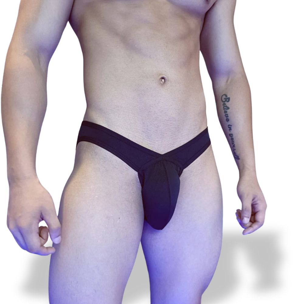 Clever Mesh Bulge Briefs for Men