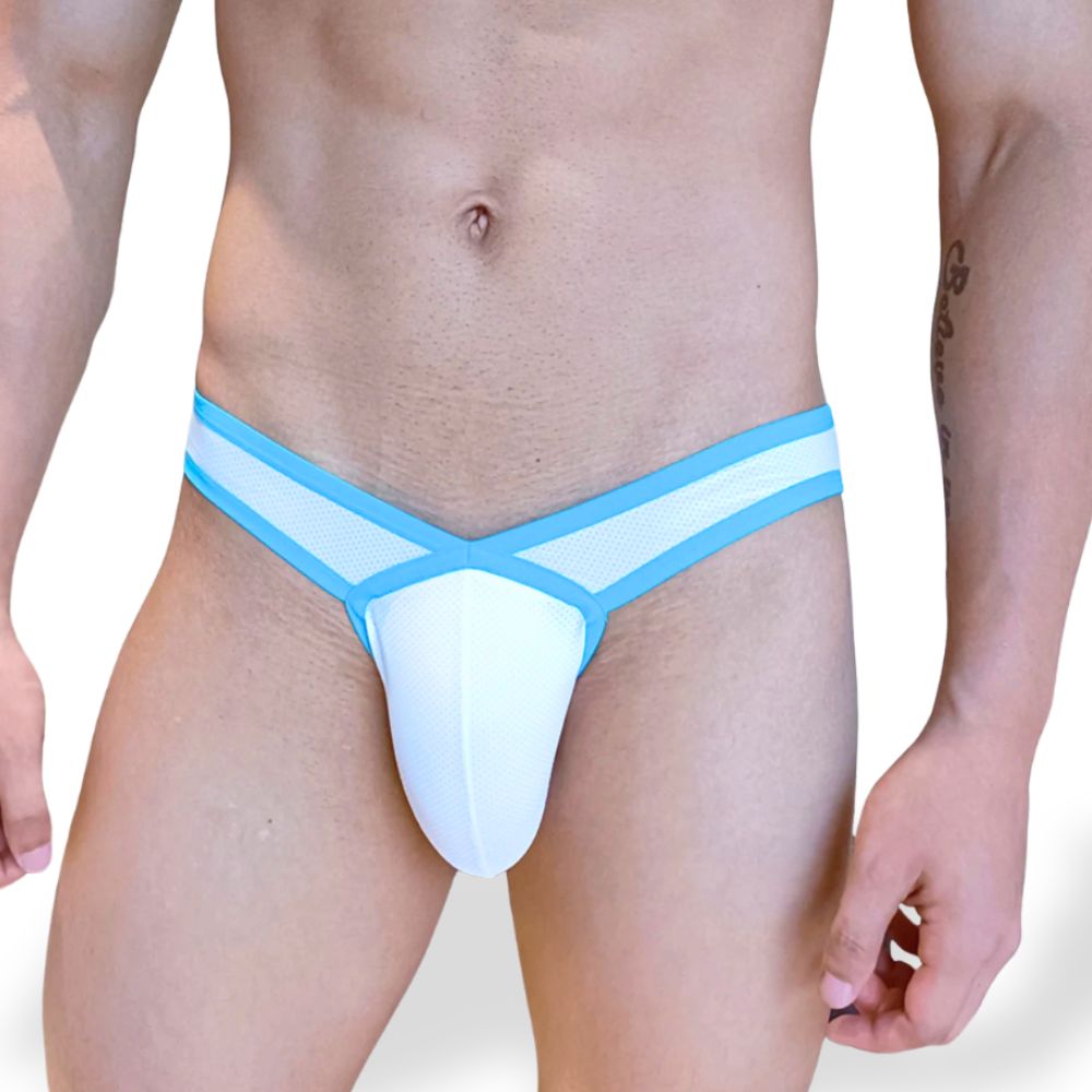 Clever Mesh Bulge Briefs for Men