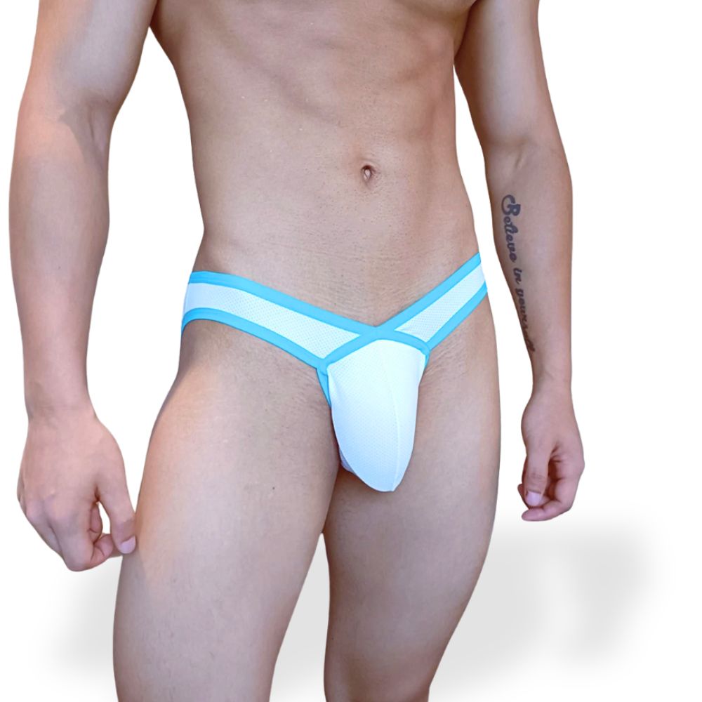 Clever Mesh Bulge Briefs for Men