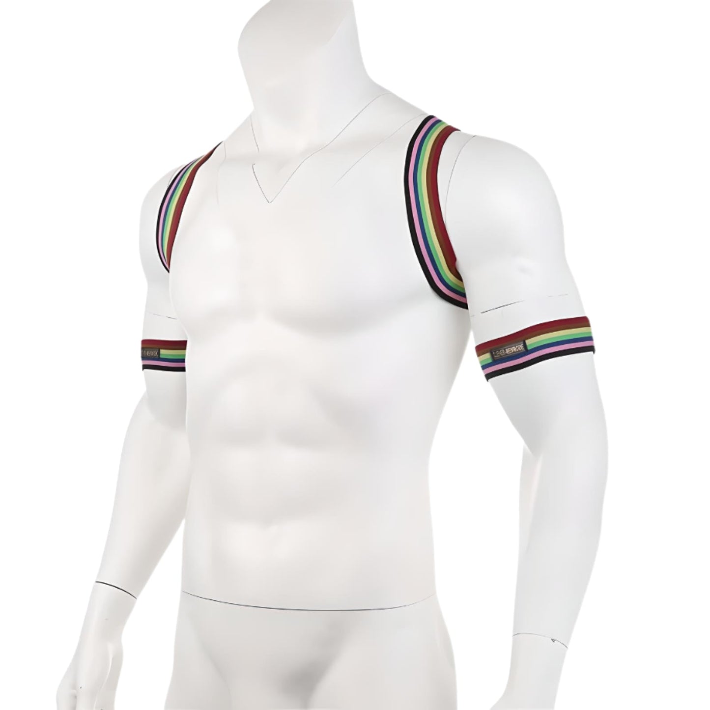 Colorful Rainbow Body Chest Harness