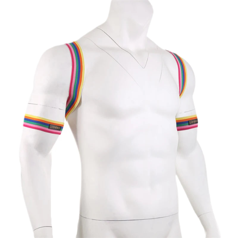 Colorful Rainbow Body Chest Harness