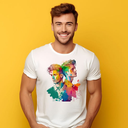 Bold Graphic T-Shirts Eye-catching Printed Tee for the Modern Gay Man