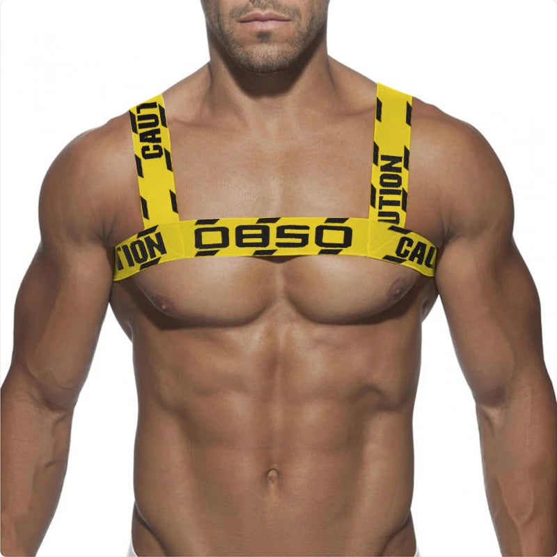 Elastic Men's Harness Sexy Chest Strap Bondage