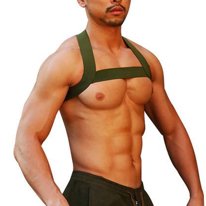 Elastic Men's Harness Sexy Chest Strap Bondage