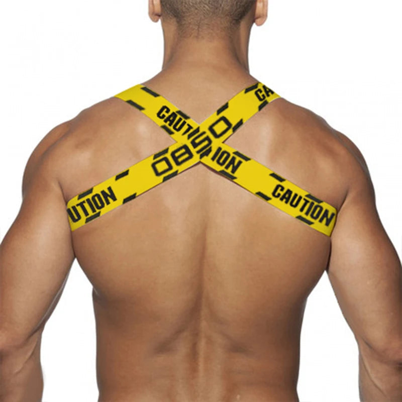 Elastic Men's Harness Sexy Chest Strap Bondage