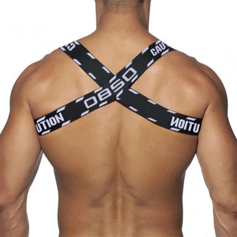 Elastic Men's Harness Sexy Chest Strap Bondage