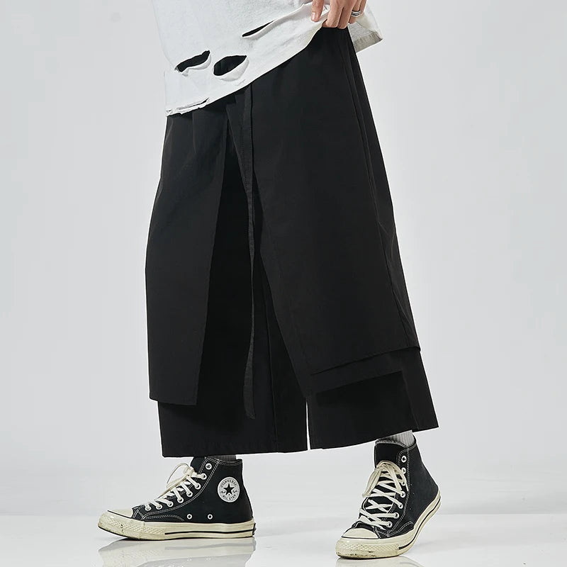 Fashion Men Cargo Pants with Elastic Waist