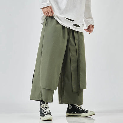 Fashion Men Cargo Pants with Elastic Waist