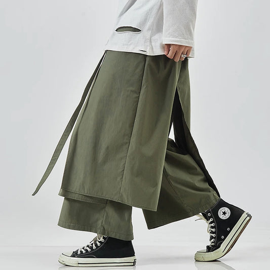 Fashion Men Cargo Pants with Elastic Waist