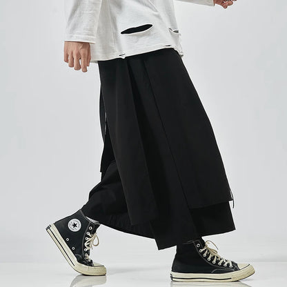 Fashion Men Cargo Pants with Elastic Waist