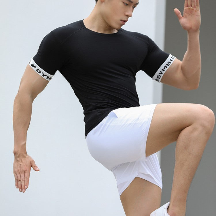 Four-sided Elastic Fabric Sports Shorts