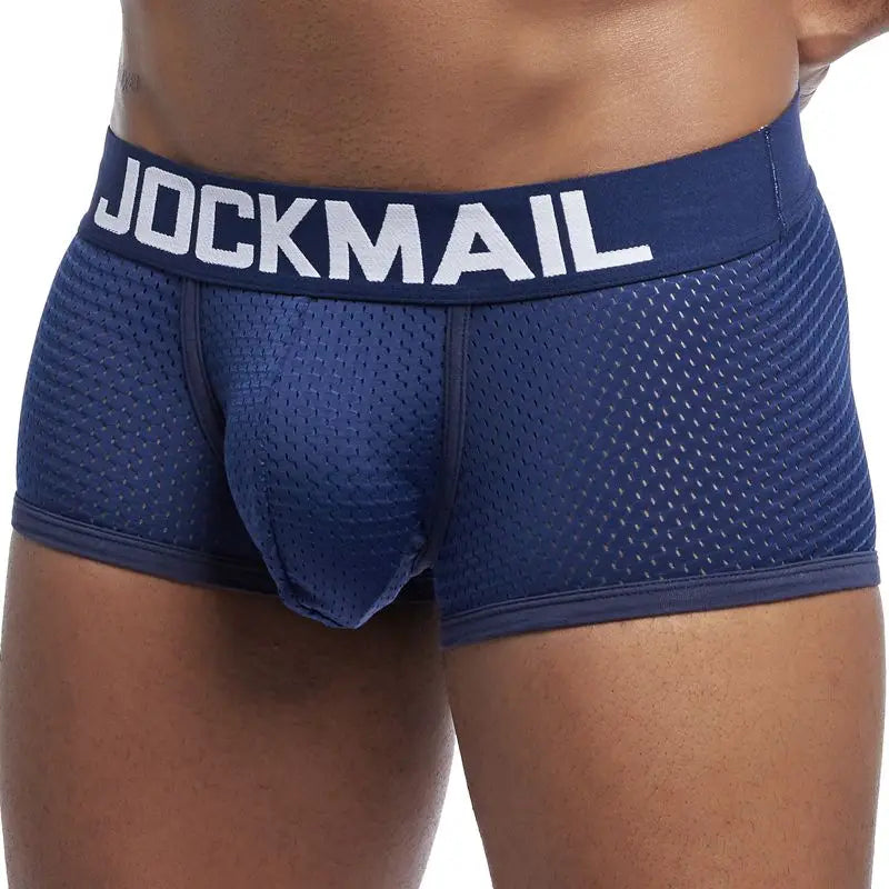 JOCKMAIL Boxer Briefs Mesh Underpants