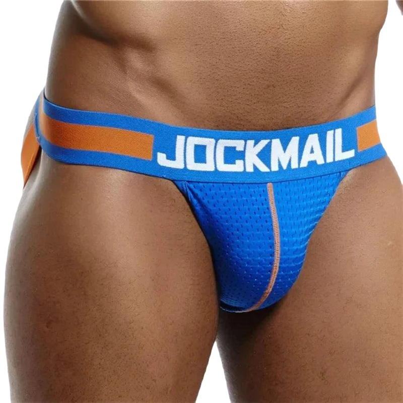 JOCKMAIL Camouflage Men's Mesh Thong Briefs