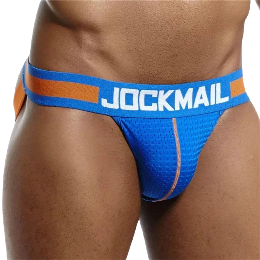 JOCKMAIL Camouflage Men's Mesh Thong Briefs