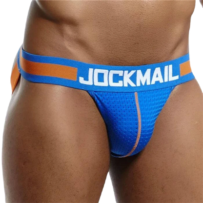 JOCKMAIL Camouflage Men's Mesh Thong Briefs