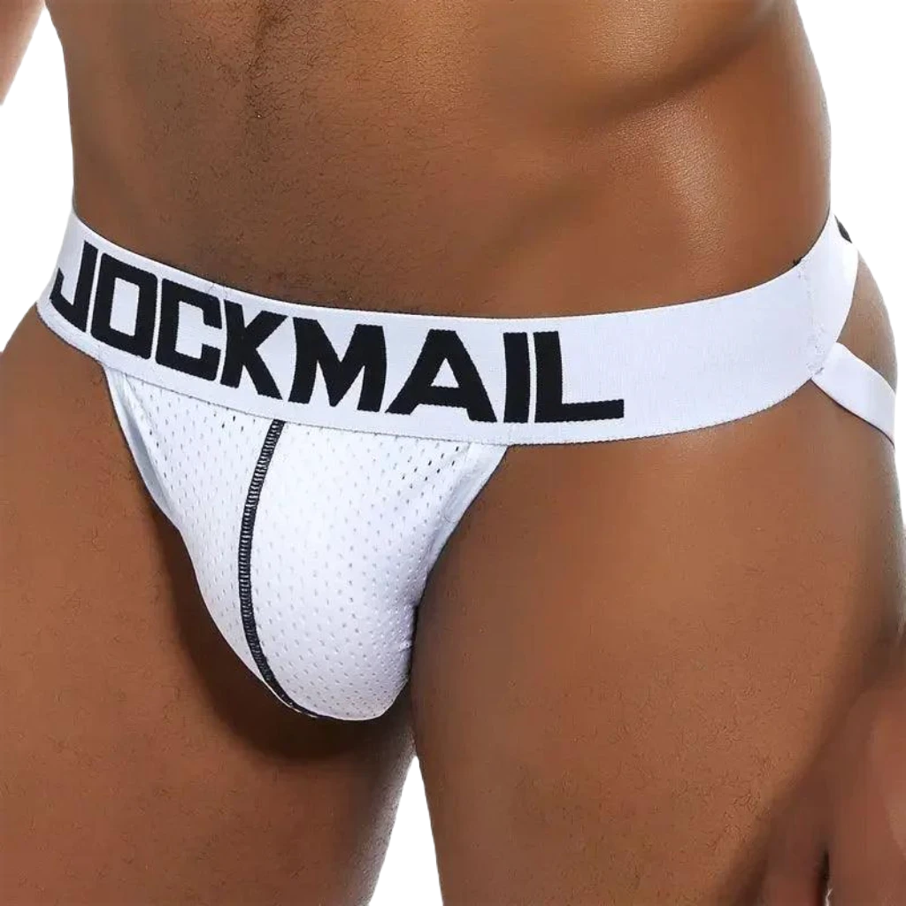 JOCKMAIL Camouflage Men's Mesh Thong Briefs