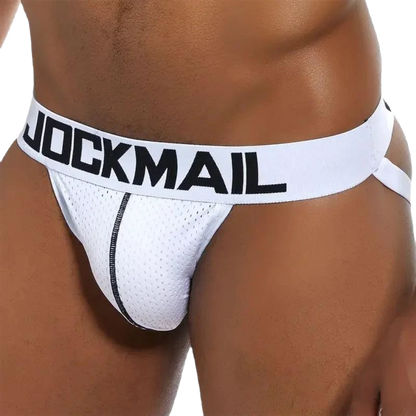 JOCKMAIL Camouflage Men's Mesh Thong Briefs