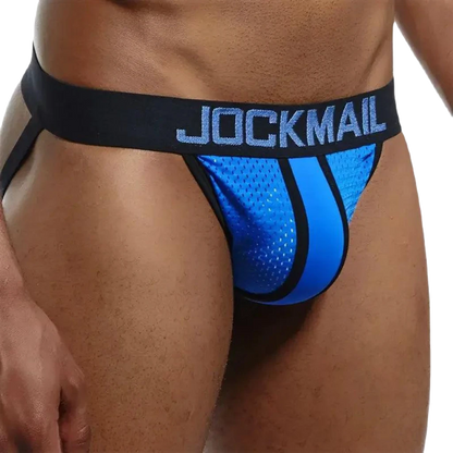 JOCKMAIL Camouflage Men's Mesh Thong Briefs