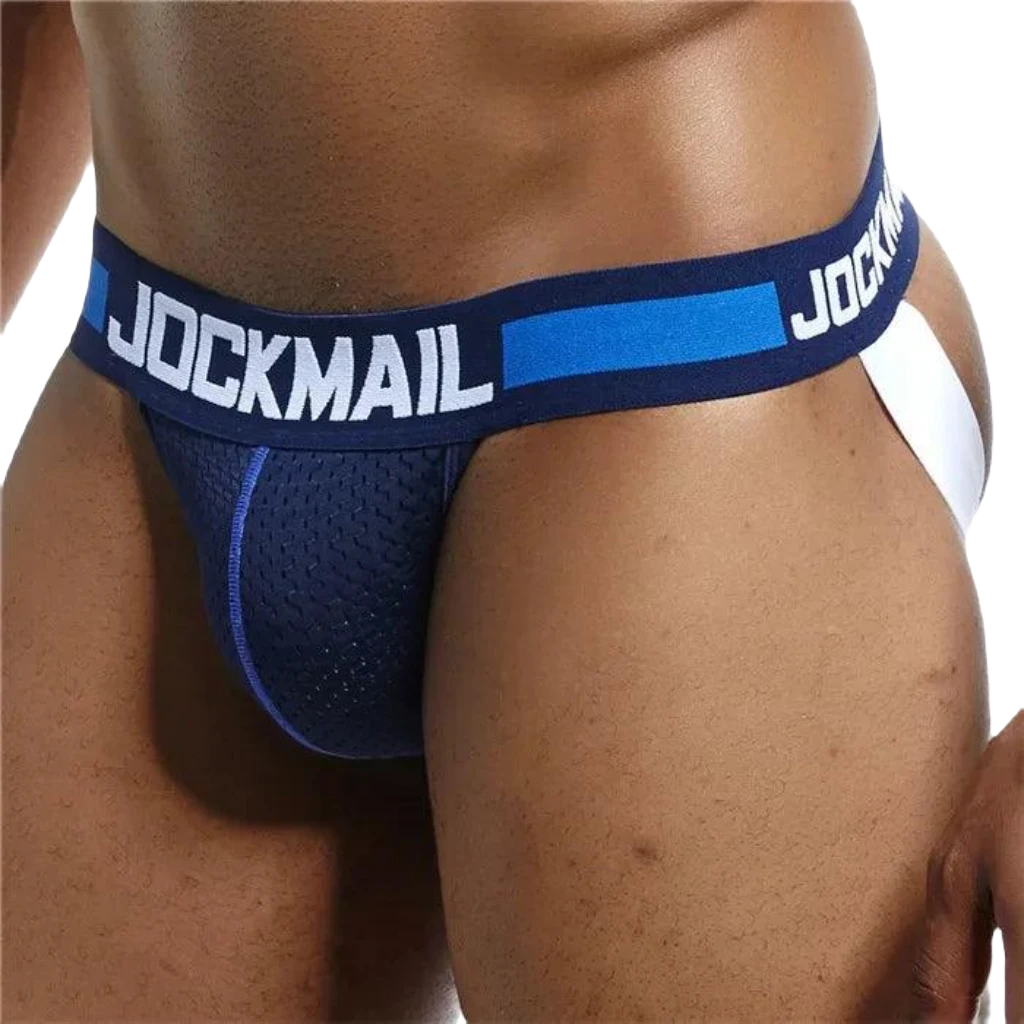 JOCKMAIL Camouflage Men's Mesh Thong Briefs