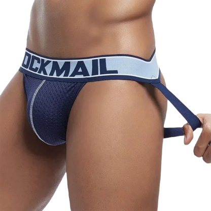 JOCKMAIL Camouflage Men's Mesh Thong Briefs