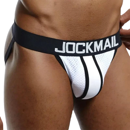 JOCKMAIL Camouflage Men's Mesh Thong Briefs