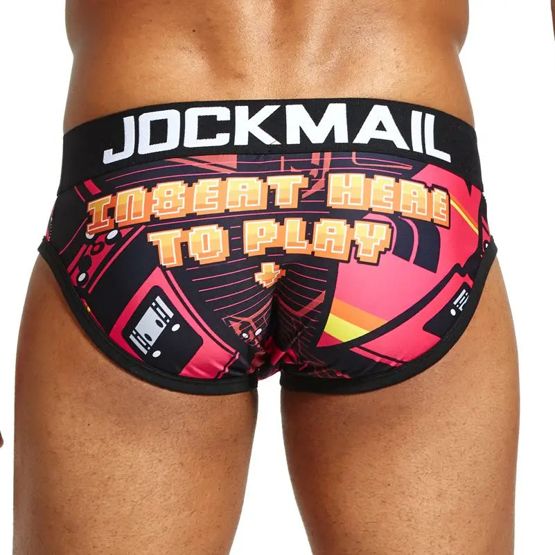 JOCKMAIL ChillPrint Silk Briefs: Comfort Meets Style