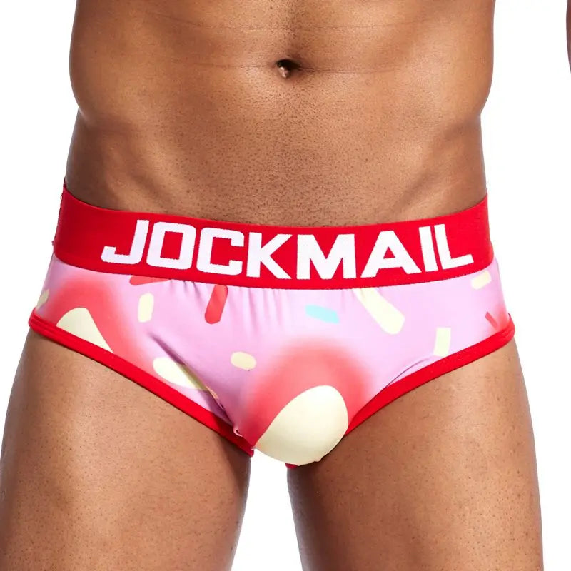 JOCKMAIL ChillPrint Silk Briefs: Comfort Meets Style