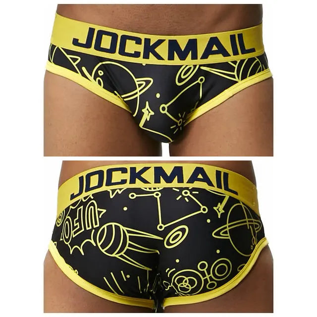 JOCKMAIL ChillPrint Silk Briefs: Comfort Meets Style