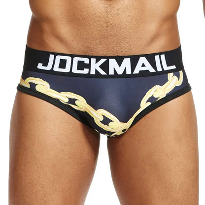 JOCKMAIL ChillPrint Silk Briefs: Comfort Meets Style