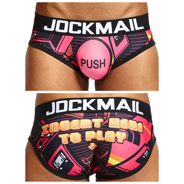 JOCKMAIL ChillPrint Silk Briefs: Comfort Meets Style