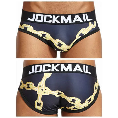 JOCKMAIL ChillPrint Silk Briefs: Comfort Meets Style