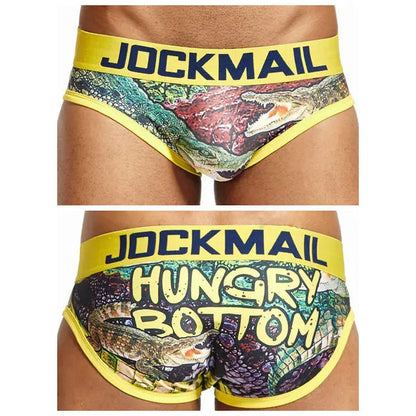 JOCKMAIL ChillPrint Silk Briefs: Comfort Meets Style