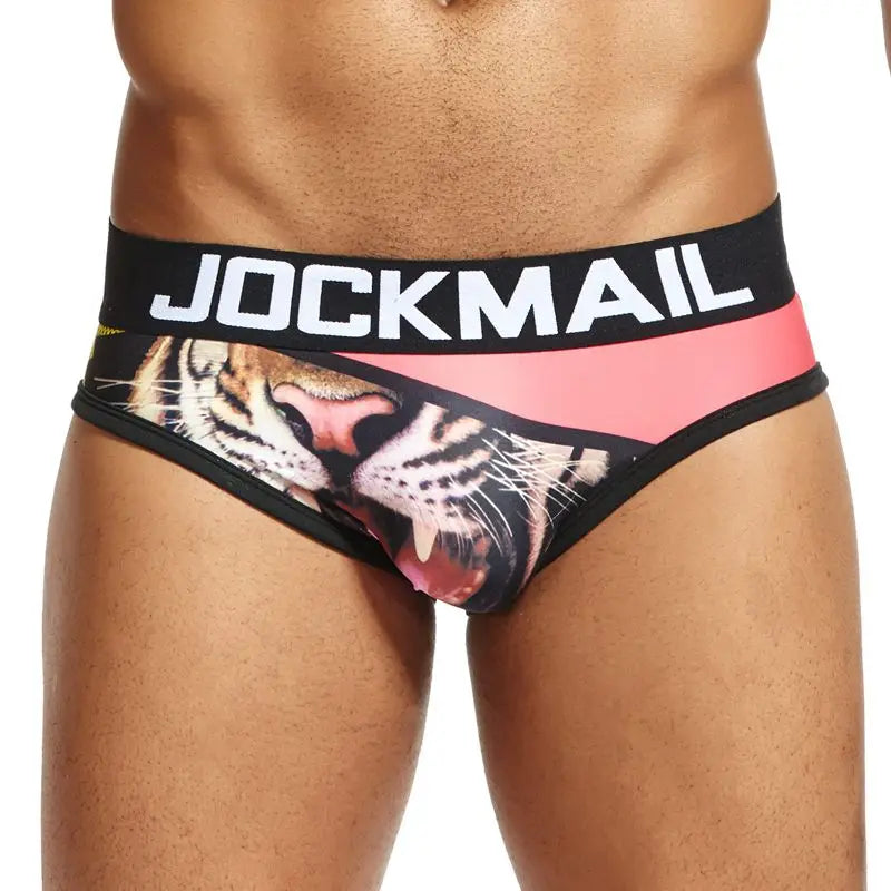 JOCKMAIL ChillPrint Silk Briefs: Comfort Meets Style