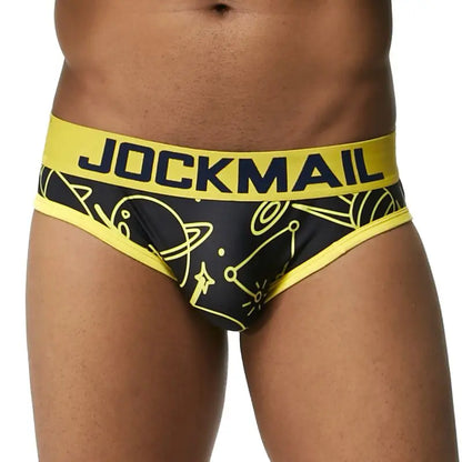 JOCKMAIL ChillPrint Silk Briefs: Comfort Meets Style